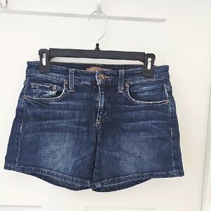 Joe's Jeans Dark Blue Jean Shorts Size 24